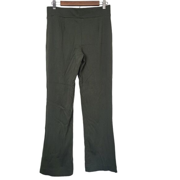 Jones New York Women's Pull On Pintuck Straight Wide Leg Soft Pants Green Size S - Picture 5 of 10